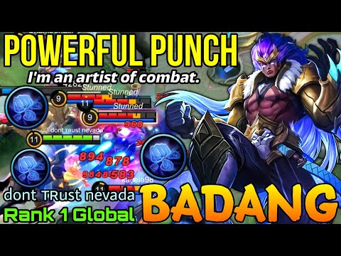 Behold! My strength!! Badang Powerful Punch! - Top 1 Global Badang by dont ᴛʀust nevada - MLBB