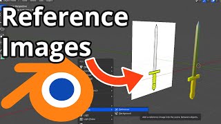 How to use REFERENCE IMAGES in Blender 2.9 🖼️ (Create a Low Poly Model)