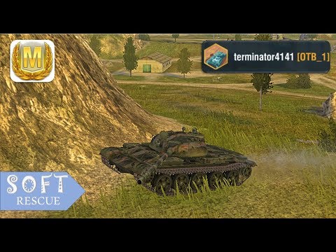 T-62A: 7800 Damage , 4 Frags (1vs3) - WOT BLITZ -