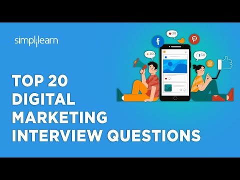 Top 20 Digital Marketing Interview Questions 2024 |Digital Marketing Interview Questions|Simplilearn