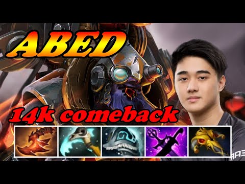 Abed Tinker intense 14k comeback super fast fingers | 7.33 Immortal Best Ranked Gameplay