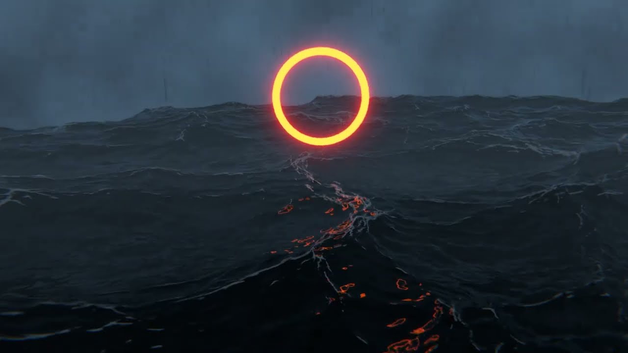 ArtStation//Stranded in the Sea//Dhruva Tikhe