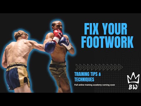 Muay Thai – Boxing – MMA Footwork drill | keeping your feet underneath you