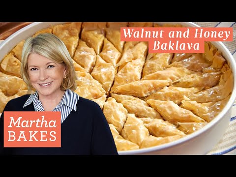 Martha Stewart's Walnut-and-Honey Baklava | Martha Bakes Recipes