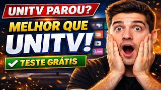 ADEUS UNITV? ???? Veja o Melhor APP Substituto (TESTE GRÁTIS 2026)