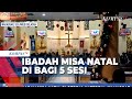 Ibadah Misa Natal Di Gereja Katedral Makassar Dibagi 5 Sesi