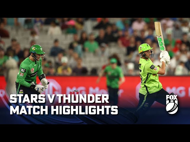 Melbourne Stars vs Sydney Thunder – Match Highlights | Fox Cricket | 25/0123