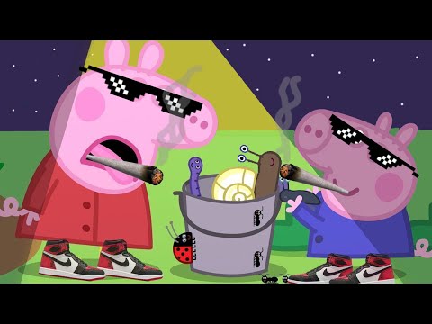 Świnka Peppa PRZERÓBKA #29 - Nocne Zwierzęta 🦔