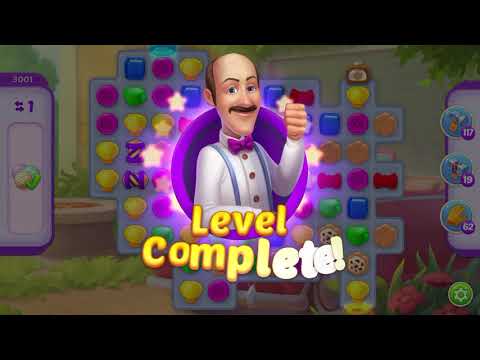 Homescapes Level 3001 With No Boosters - Hard Level - Fairy Tale Wizard of Oz: Emerald Bench