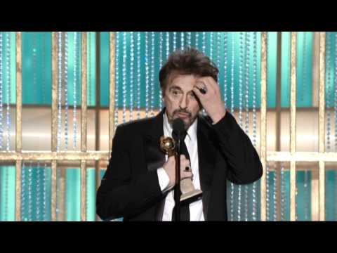 Al Pacino Wins Best Actor TV Movie - Golden Globes 2011