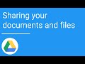 GOOGLE DRIVE: Sharing your documents and files.