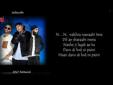 Dr Zeus - Nakhra Nawabi Lyrics | Zora Randhawa | Fateh | Latest Punjabi Songs 2018
