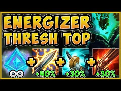 UHH RIOT? GLACIAL ENERGIZER THRESH IS 100% ABSURD! THRESH SEASON 9 TOP GAMEPLAY! - League of Legends
