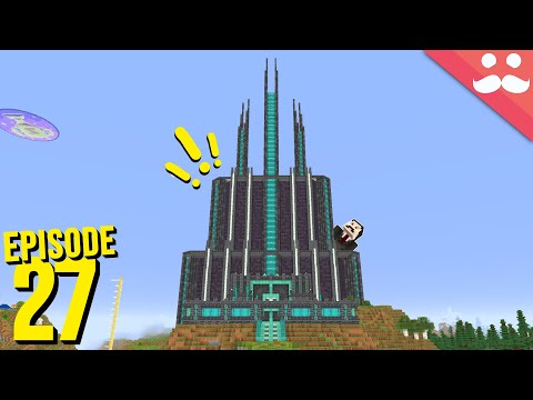 Mumbo Jumbo - Hermitcraft 9: Episode 27 - BASE BUILDING!