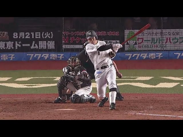 【5回裏】走りマクレ!! マリーンズ・中村の一打に藤岡裕が激走し勝ち越し!! 2018/5/18 M-H