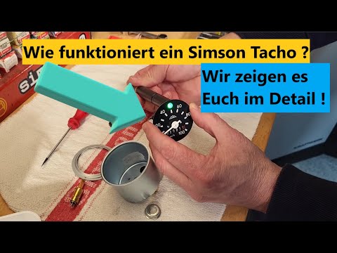 Wie funktioniert ein Simson Moped Tachometer ? Wir zeigen es Euch !