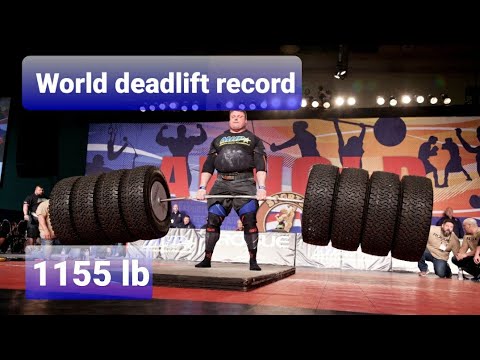 Zydrunas Savickas The BIGZ World Record Deadlift 1155 pounds World's Strongest Man