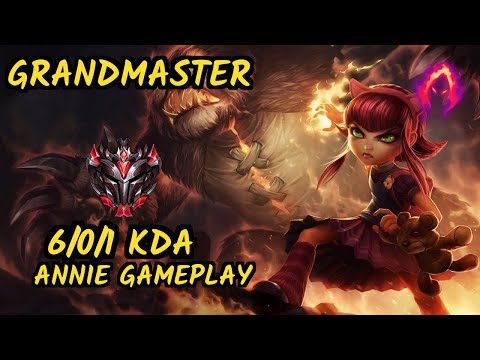 Annie Bot (ANNIE) vs GNAR - 6/0/1 KDA TOP GAMEPLAY - NA Ranked GRANDMASTER