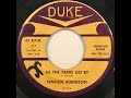 Fention Robinson "As The Years Go By" from 1959 on DUKE #312