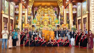 A heartwarming welcome: Nepali delegation’s memorable visit to Ba Vang Pagoda