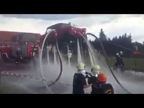 bombeiros em acção