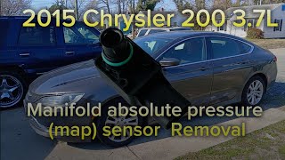 2015 Chrysler 200 3.6L manifold absolute pressure(MAP)  sensor removal