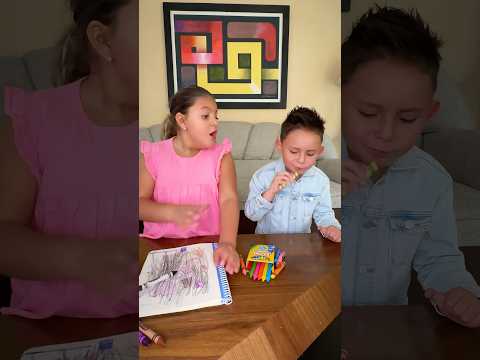 CRAYONS that are EATEN 🖍️😆 @MirandaKailani