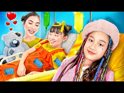 Rich Kid VS Poor Kid In The Hospital - Funny Stories About Baby Doll Family