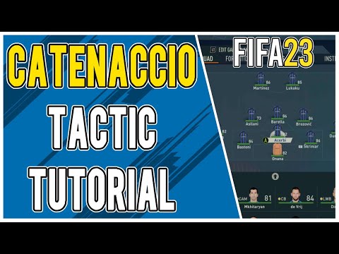 How to Make a Catenaccio Tactic in FIFA 23 | Custom Tactics Tutorial - YouTube