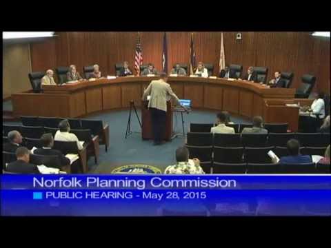 05/28/15 Norfolk Planning Commission Public Hearing
