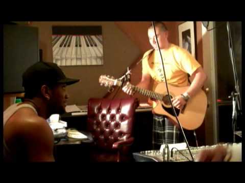 B.O.B Nothing on you LIVE acoustic cover by AaronJams KindaSmooth w chords