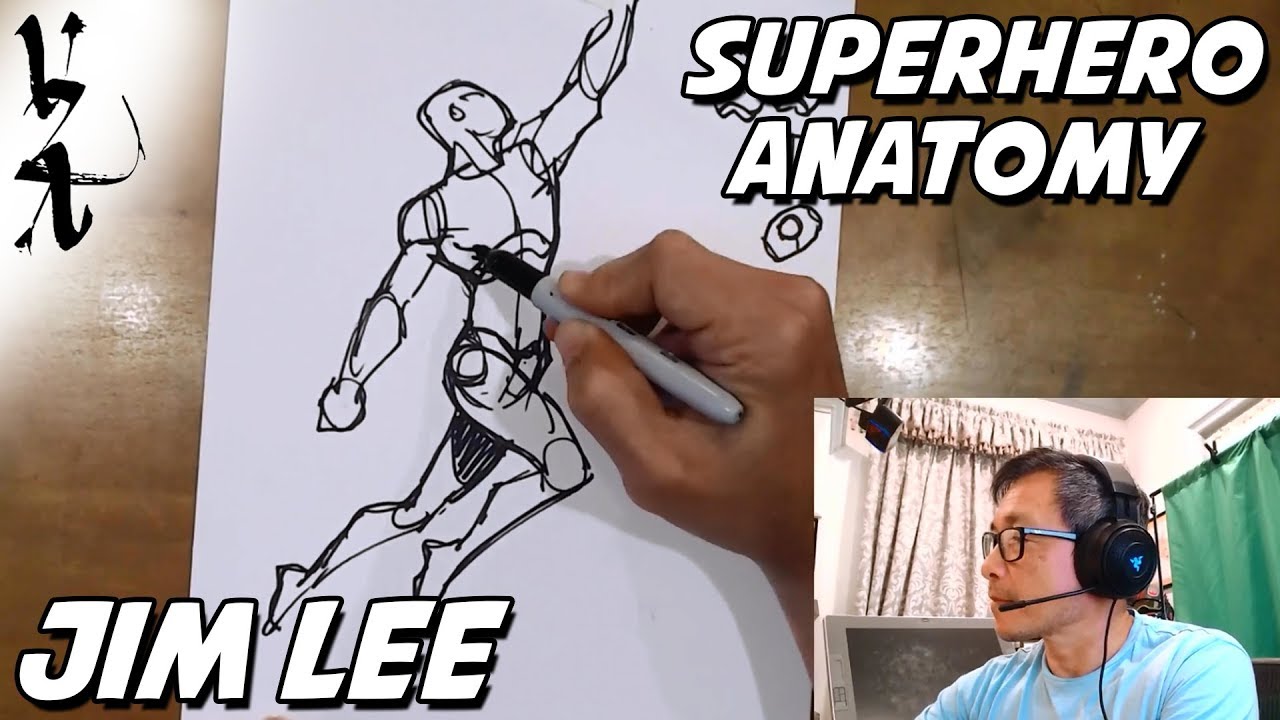 Jim Lee - How to draw Superhero Anatomy and Dynamic Figures