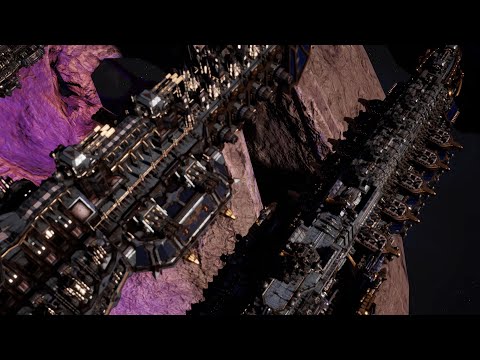 Imperial Navy vs Tau Merchant Fleet - Skalgrim Mod - Massive Battle - Battlefleet Gothic Armada 2