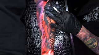 Itachi Tattoo Time Lapse - 30 Minutes