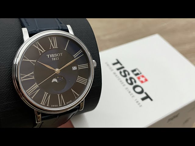 ساعة تيسو كارسون (أطوار القمر) كوارتز رجالية - T12...