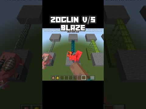 the last survivel  29 - zoglin v/s blaze in minecraft beta zoglin and blaze