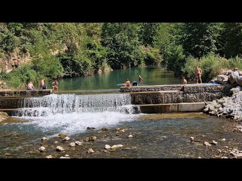 Reka Gradac i kupanje na plus 37.!!!  Valjevo-juli 17     2023.