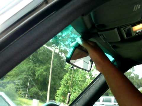 W126 Mercedes Rear View Mirror Removal and Installation.MOV