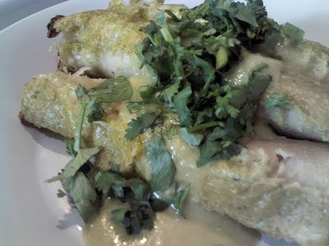 Tacos verdes de pollo.-RecetasdeLuzMa