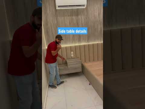 bedside table  details