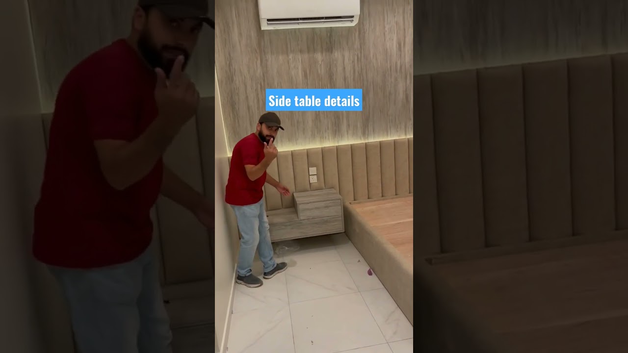 bedside table  details