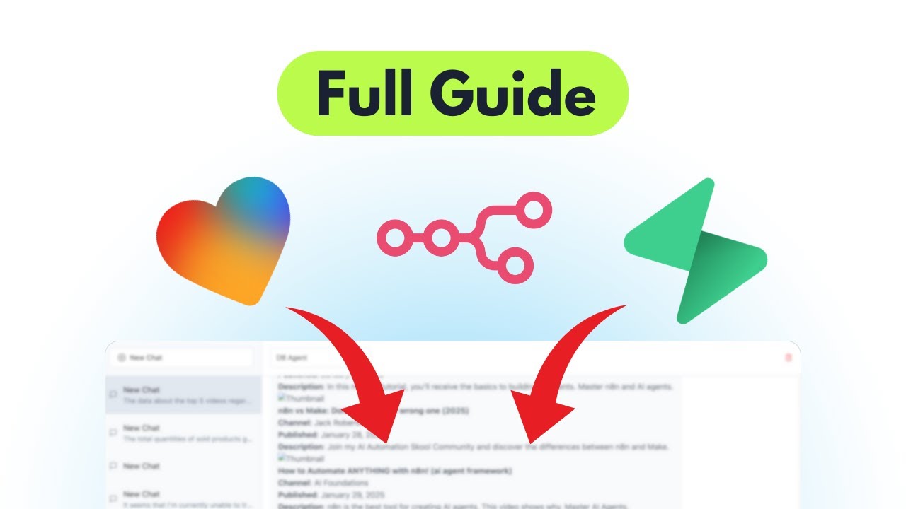 How to build any web app with Lovable, Supabase and N8N in 1 hour