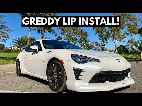 2017+ Toyota 86 GReddy(Gracer) Front Lip Install