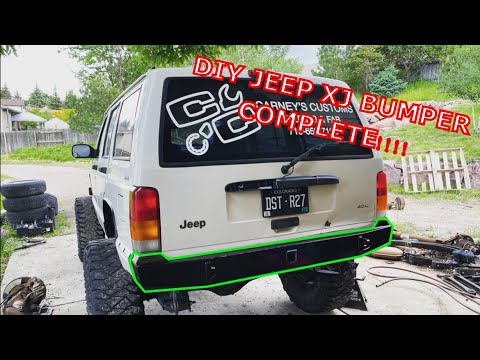 Built My First DIY Jeep XJ Bumper! Turned Out GREAT