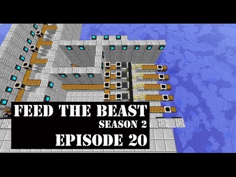 Feed The Beast - S2E20 - Setting Up the Grinders