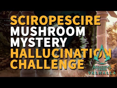 Sciropescire Mushroom Mystery Hallucination Challenge Fly Agaric Assassin's Creed Valhalla