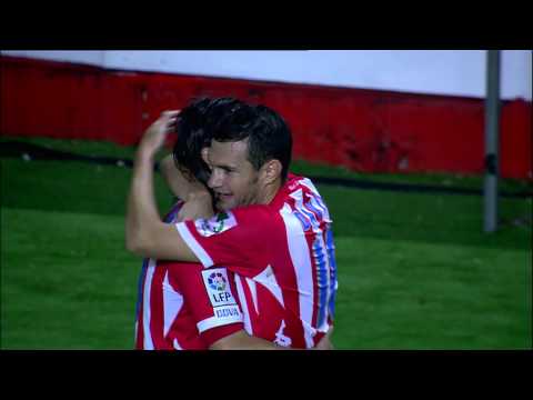 La Liga | Gol de Sangoy (2-1) en el Sporting de Gijón - CD Mirandés | 17-10-2012 | Ronda 3