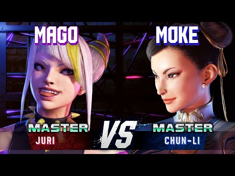 SF6 ▰ MAGO (Juri) vs MOKE (Chun-Li) ▰ High Level Gameplay