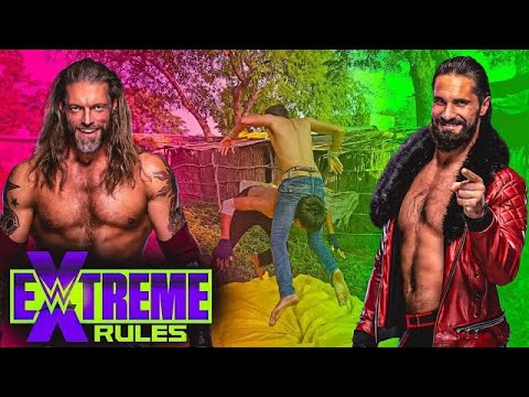 WWE - Edge vs Seth Rollins Extreme Rules 2022 Full Match | Backyard Wrestling 