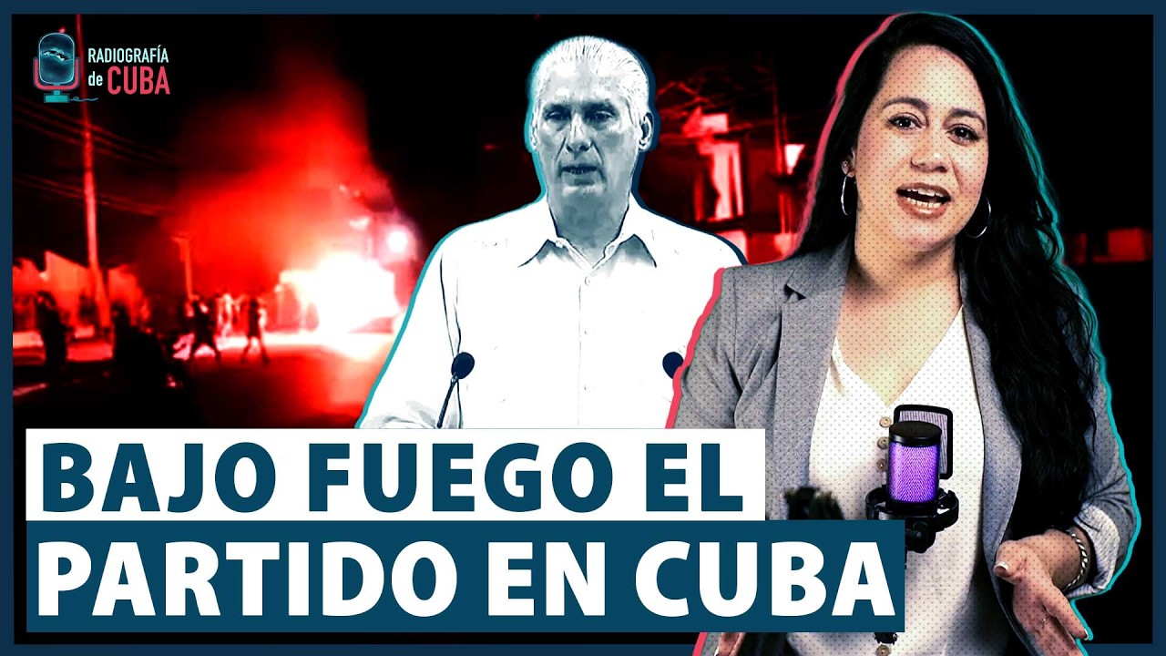 Cuba estalla: protestas y fuego contra el Partido Comunista en Morón. Díaz-Canel negocia con Trump